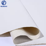 Hot-selling Lychee Texture PU Leather for Shoes-mesh backing