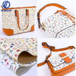 Good Quality Waterproof Oxford fabric print pvc leather for bag