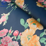 Printed Faux Suede Fabric PVC Leather for Furniture, Decorative Upholstery Fabric
