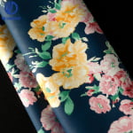 Printed Faux Suede Fabric PVC Leather for Furniture, Decorative Upholstery Fabric