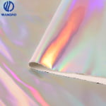 Laser-Embossed Iridescent pu leather for shoes -0.7mm