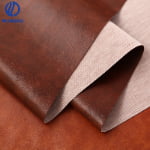 double color pvc leather for furniture 0.8mm knitted fabric backing