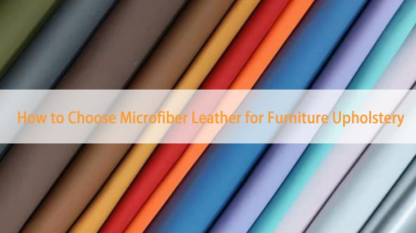 Multi-color microfiber leather rolls for furniture upholstery with soft texture and consistent surface finish