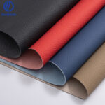 Litchi pattern microfiber leather for automotive-1.2mm