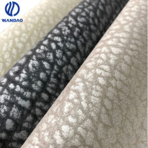 Crackle-finish microfiber leather