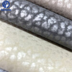 Crackle-finish microfiber leather for bags