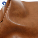 1.0mm Fabric-backed Scratch Wear-resistant Retro two-color microfiber leather for shoes