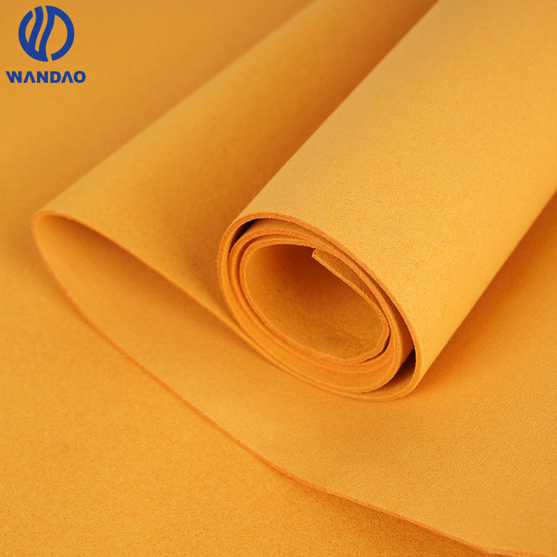 1.4mm Microfiber Fabric High Abrasion Resistant  suede microfiber leather for bag - Wandao Leather