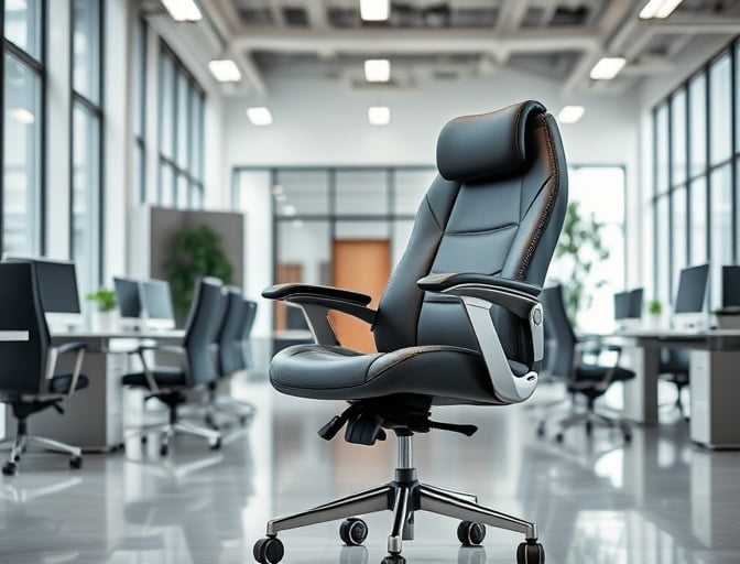 Office Chair Synthetic Leather