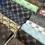 Luxury Style Synthetic Leather PVC Custom Print PVC Leather For Bag