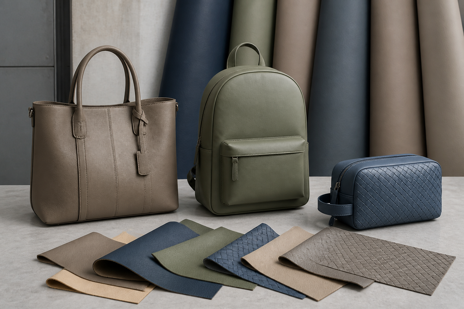 Synthetic leather for bags, luggage and accessories