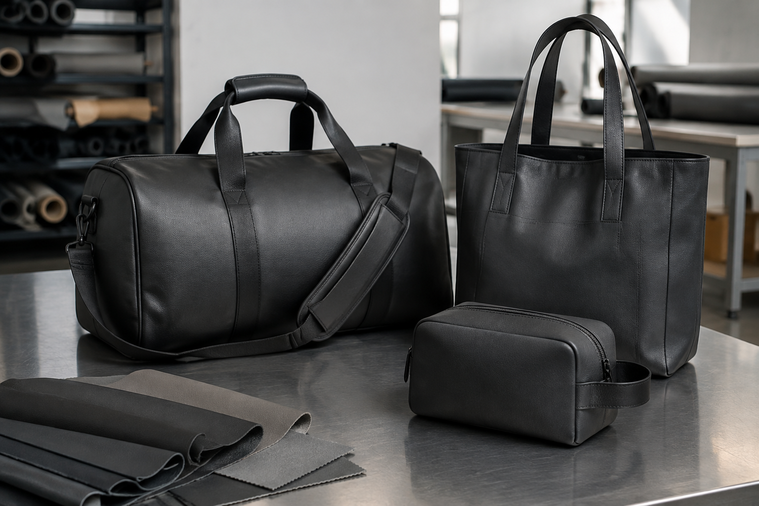 Synthetic Leather samples for bags, luggage and accessories