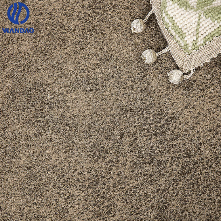 Factory Wholesale Abrasion Resistant Oil-skin lychee PU leather for luggage