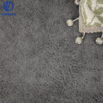 Factory Wholesale Abrasion Resistant Oil-skin lychee PU leather for luggage