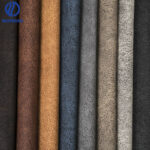 Factory Wholesale Abrasion Resistant Oil-skin lychee PU leather for luggage