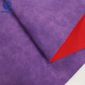 Premium double color pu leather for notebook cover, Scratch Resistant Material