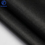 High Grade Custom Wear-resistant PVC cross-pattern for luggage Synthetic Leather