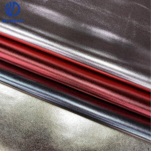 Glitter effect microfiber leather for bags