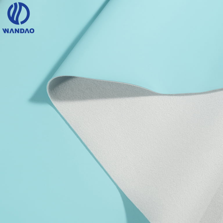 Highly Durable Stain Resistant plain silicon leather for furniture