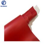 High Quality Wear Resistant plain patterns microfiber leather for bag