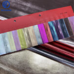 Glitter effect microfiber leather for bags -Fashion design