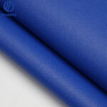 High Grade Custom Wear-resistant PVC cross-pattern for luggage Synthetic Leather