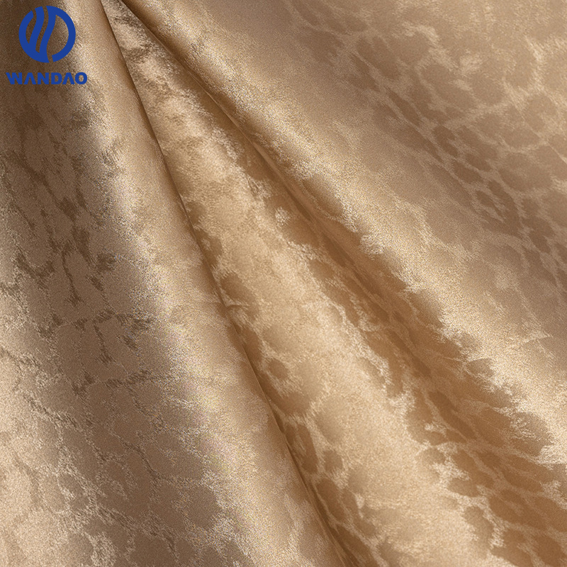 Leopard-print microfiber leather