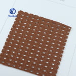 Premium Weaving with holes microfiber leather for shoes-1.0mm
