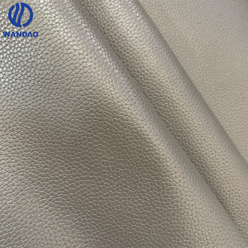 High Grade embossed microfiber leather for sofa, Custom Texture Available - Wandao Leather