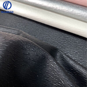 Animal-print microfiber leather
