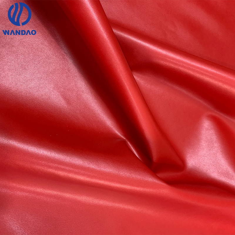 High Quality Wear Resistant plain patterns microfiber leather for bag