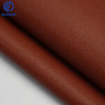 High Grade Custom Wear-resistant PVC cross-pattern for luggage Synthetic Leather