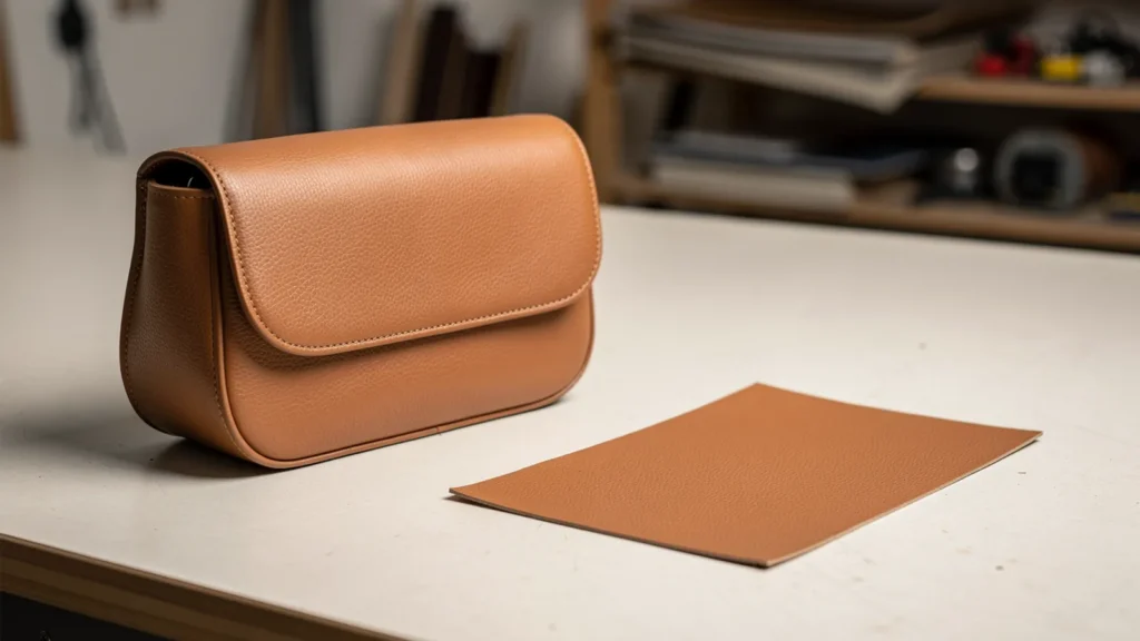 PU Leather Fold Marks: Approving Turned Bag Edges