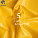 Premium Custom Four-sided mirror-like PU leather for clothing Synthetic Material